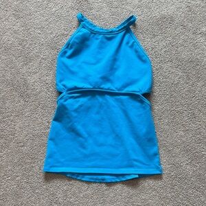 Blue Women's Athletic Tank Top